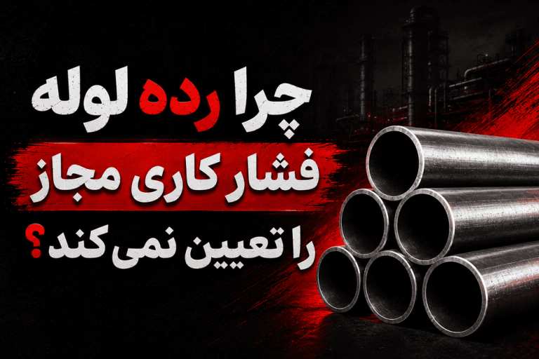 چرا رده لوله فشار کاری مجاز را تعیین نمیکند؟